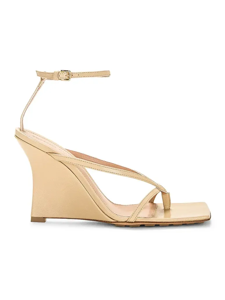 Stretch Ankle Strap Wedge Sandal Stretch Ankle Strap Wedge Sandal