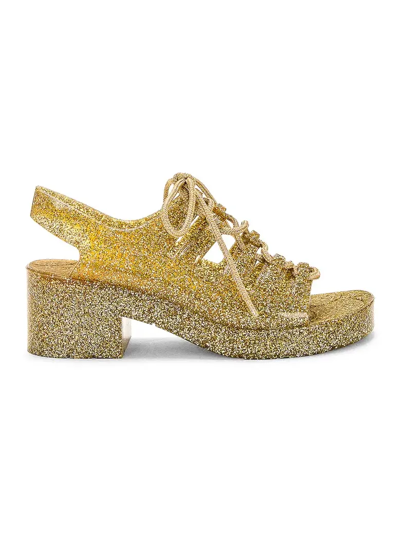 Jelly Lace Up Sandal