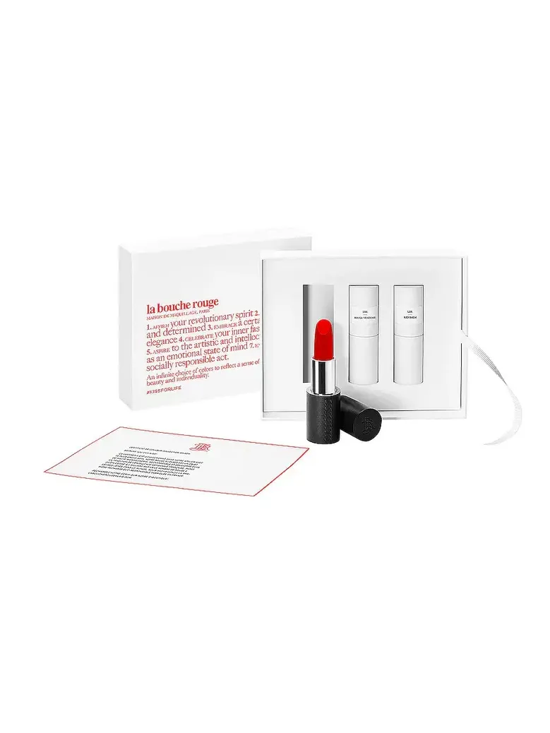 La Bouche Rouge The Parisian Reds Black Lipstick Set