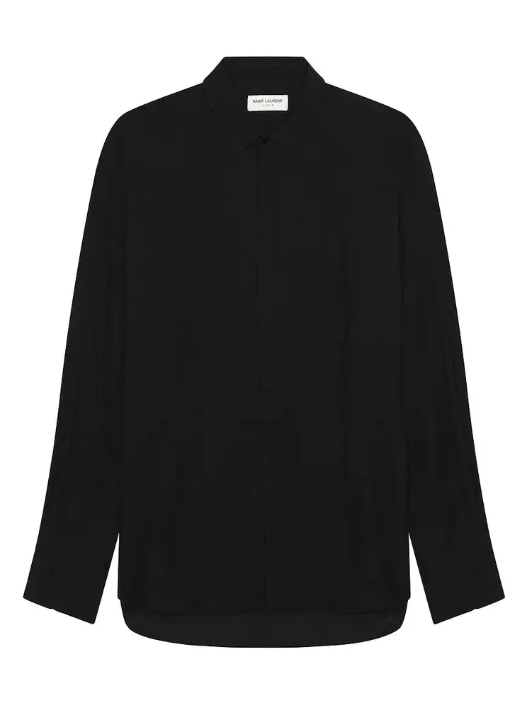 Saint Laurent Chemise Col Yves