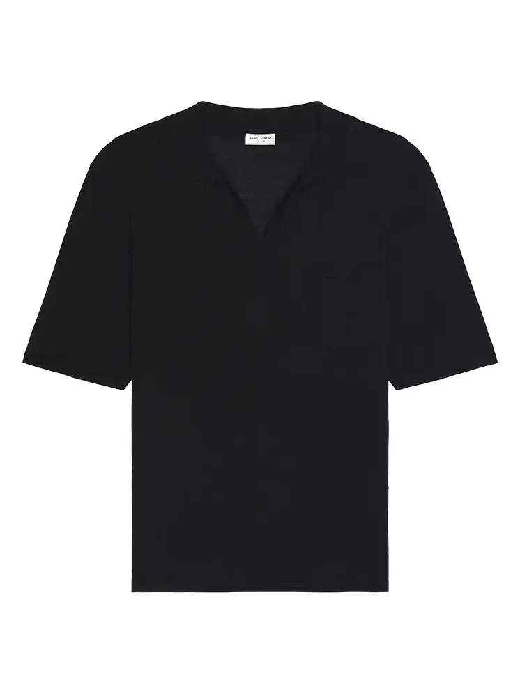 Saint Laurent Polo Manches Courtes