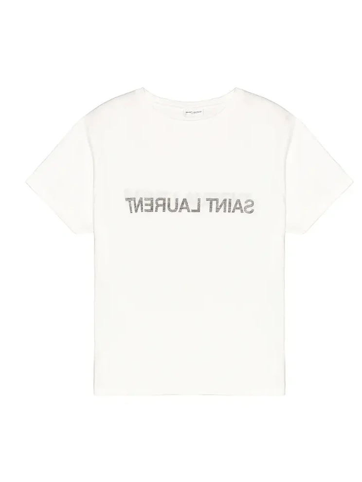 Saint Laurent Col Rond T-Shirt