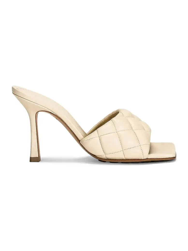 Padded Stretch Mule Sandals