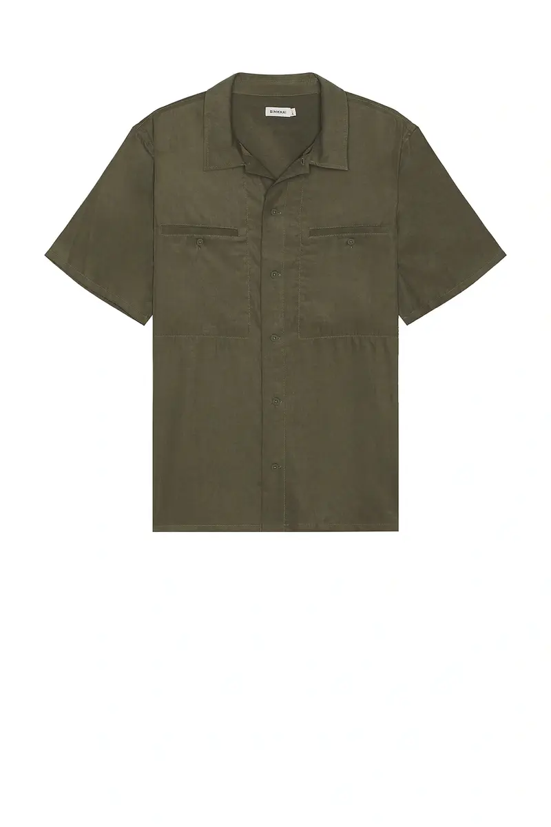 Simkhai Military Work Shirt | Thumbnail 3 Simkhai Military Work Shirt | Thumbnail 3