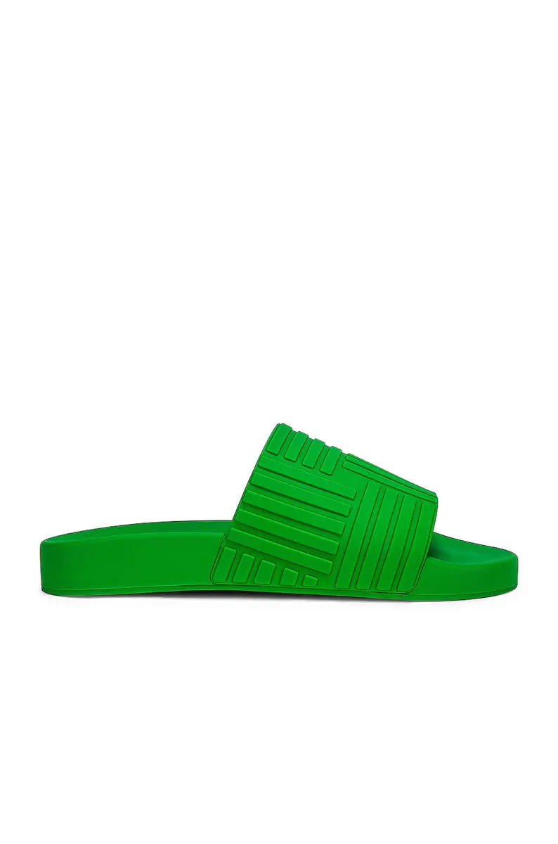 Bottega Veneta Rubber Carpet Slides | Image 1 Bottega Veneta Rubber Carpet Slides | Image 1