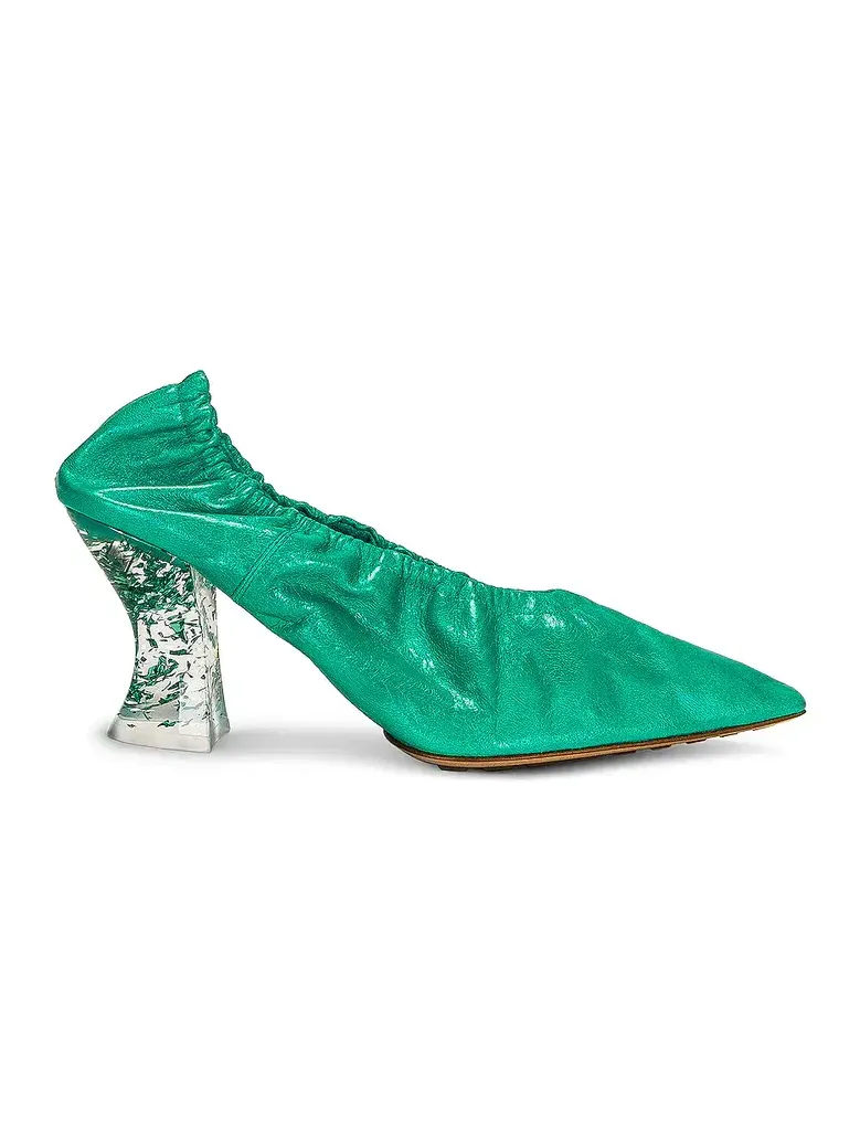 Almond Slip-On Pumps