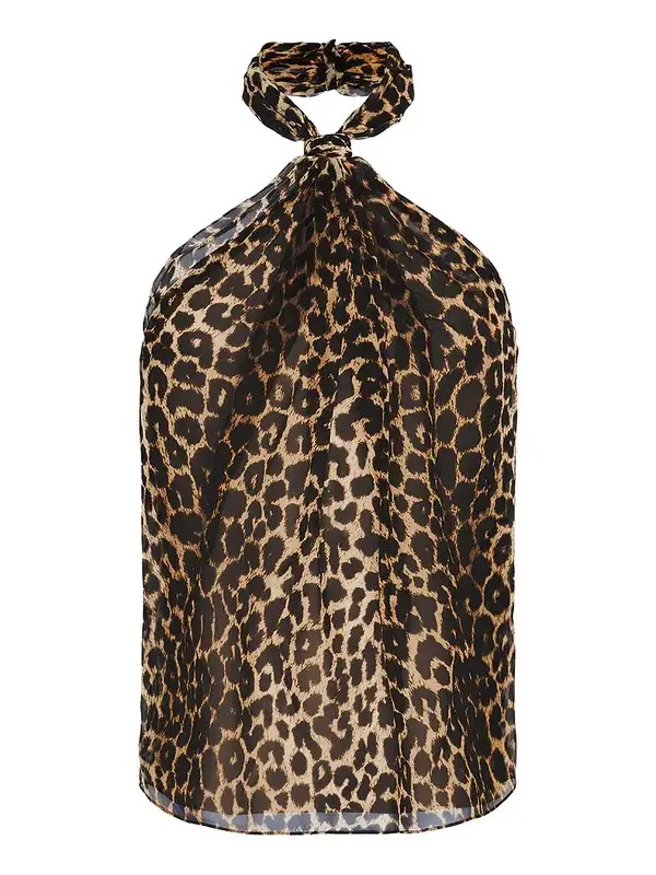 Saint Laurent Top Marcel Cravate