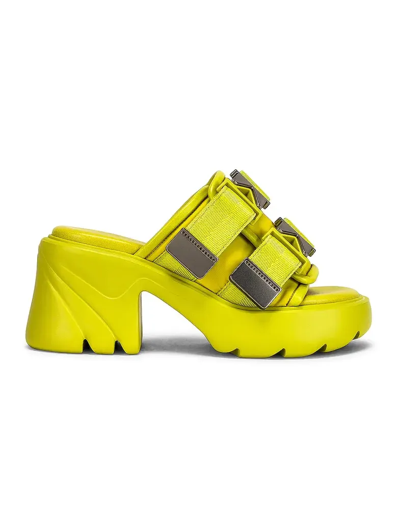 Flash Buckle Mule Sandals