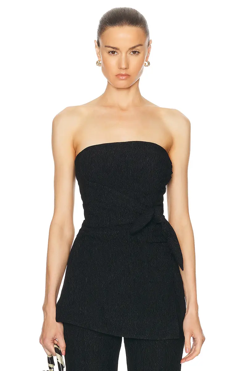 Ganni Strapless Top | Image 1 Ganni Strapless Top | Image 1