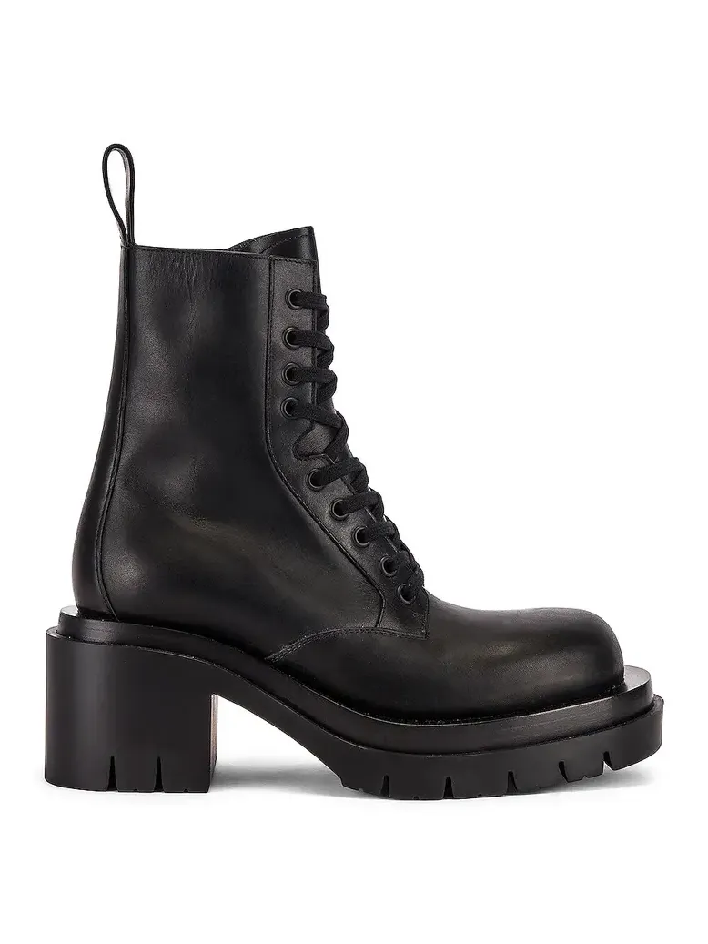 Lug Lace Up Ankle Boots