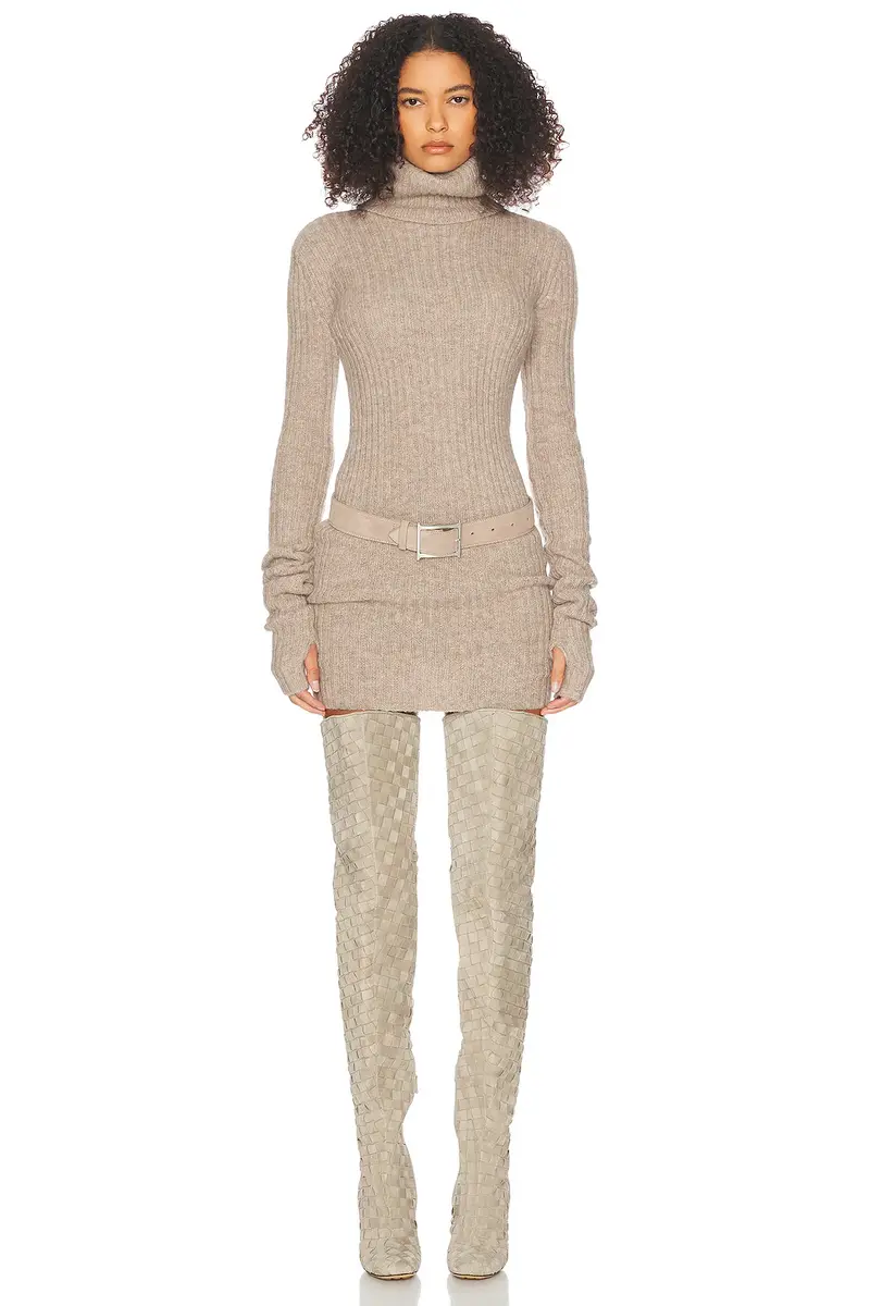 Helsa Lauren Mini Knit Dress | Thumbnail 3