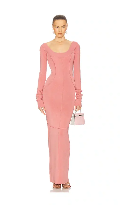 Helsa Scarlet Maxi Knit Dress | Image 1 Helsa Scarlet Maxi Knit Dress | Image 1