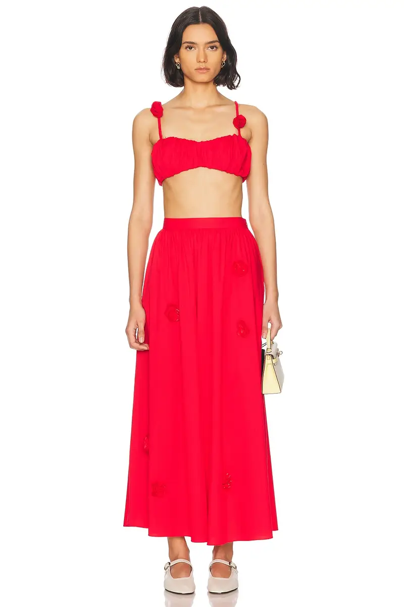 CAROLINE CONSTAS Marcheline Midi Skirt | Thumbnail 5 CAROLINE CONSTAS Marcheline Midi Skirt | Thumbnail 5