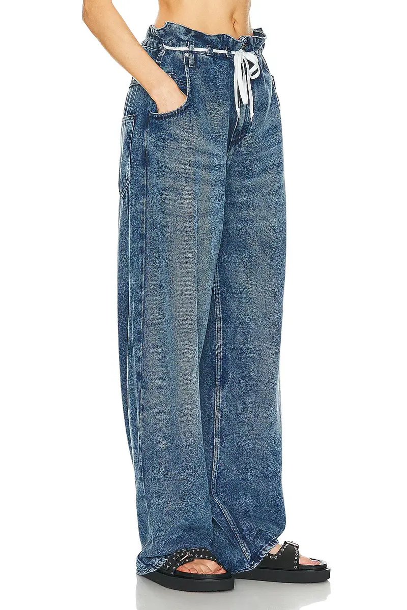 Isabel Marant Jordy Baggy Wide Leg | Thumbnail 2