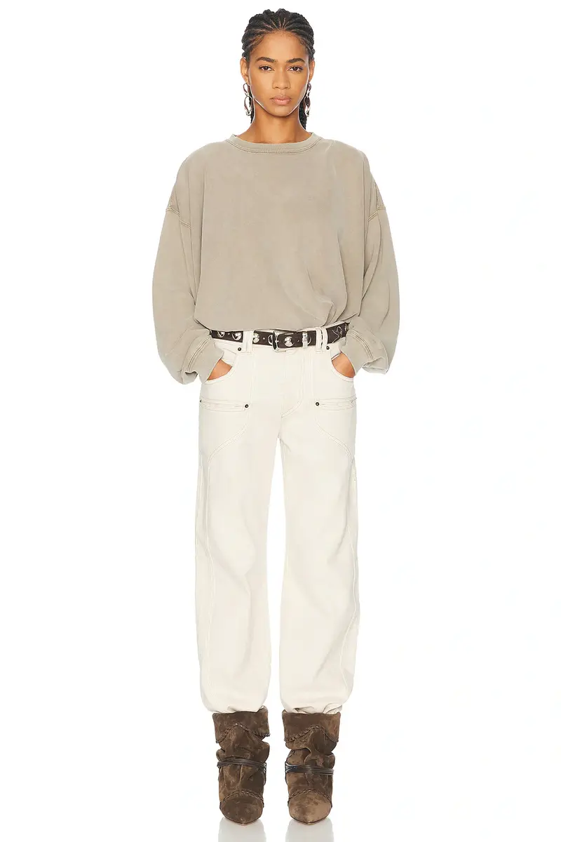 Isabel Marant Beryl Straight Leg Jeans | Thumbnail 5 Isabel Marant Beryl Straight Leg Jeans | Thumbnail 5