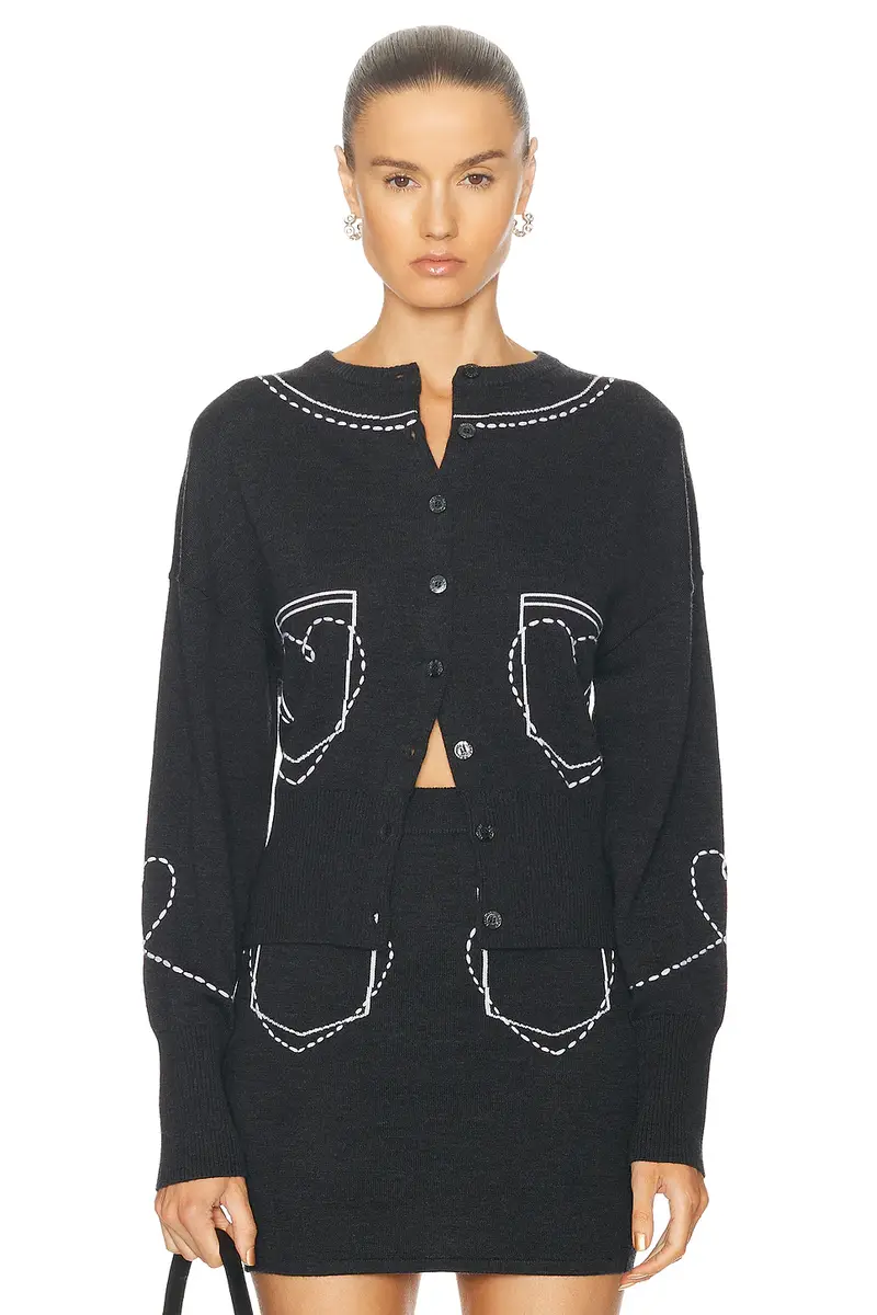 Moschino Jeans Long Sleeve Cardigan