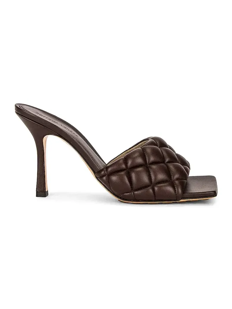 Leather Quilted Mules