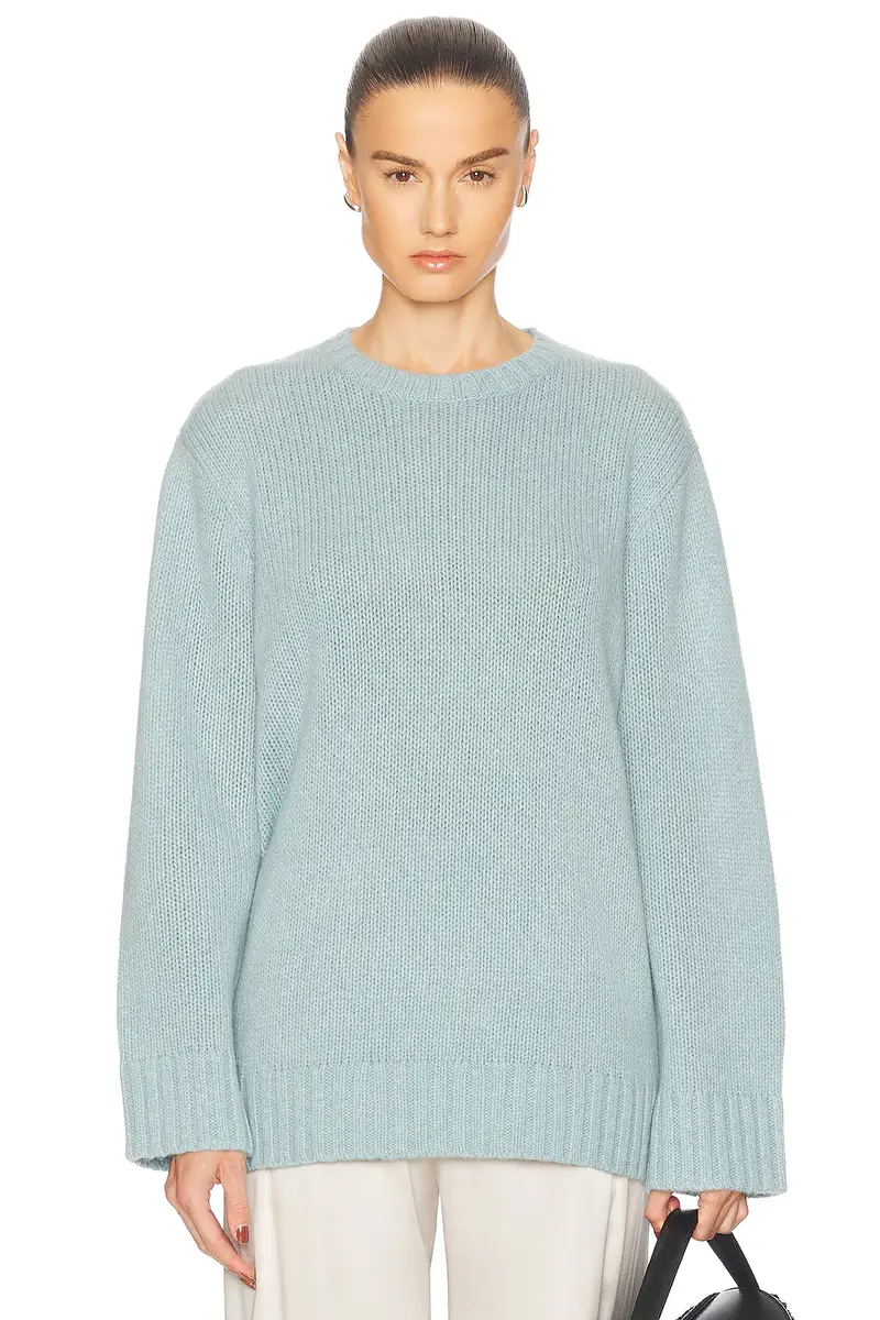 Jenni Kayne Cashmere Amelia Crewneck Sweater | Image 1 Jenni Kayne Cashmere Amelia Crewneck Sweater | Image 1