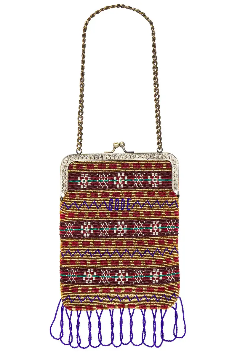 BODE Beaded Bracken Frame Bag | Image 1 BODE Beaded Bracken Frame Bag | Image 1