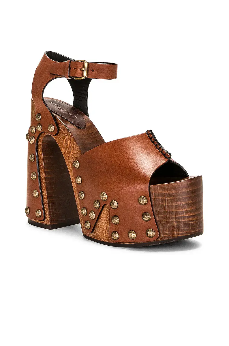 Saint Laurent Jota Platform Clog Sandal | Thumbnail 2 Saint Laurent Jota Platform Clog Sandal | Thumbnail 2