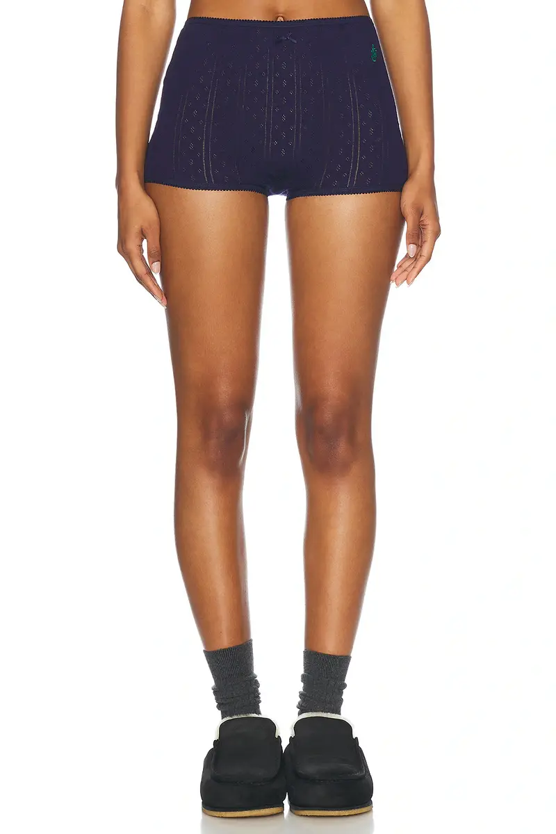 Pointelle Mini Short