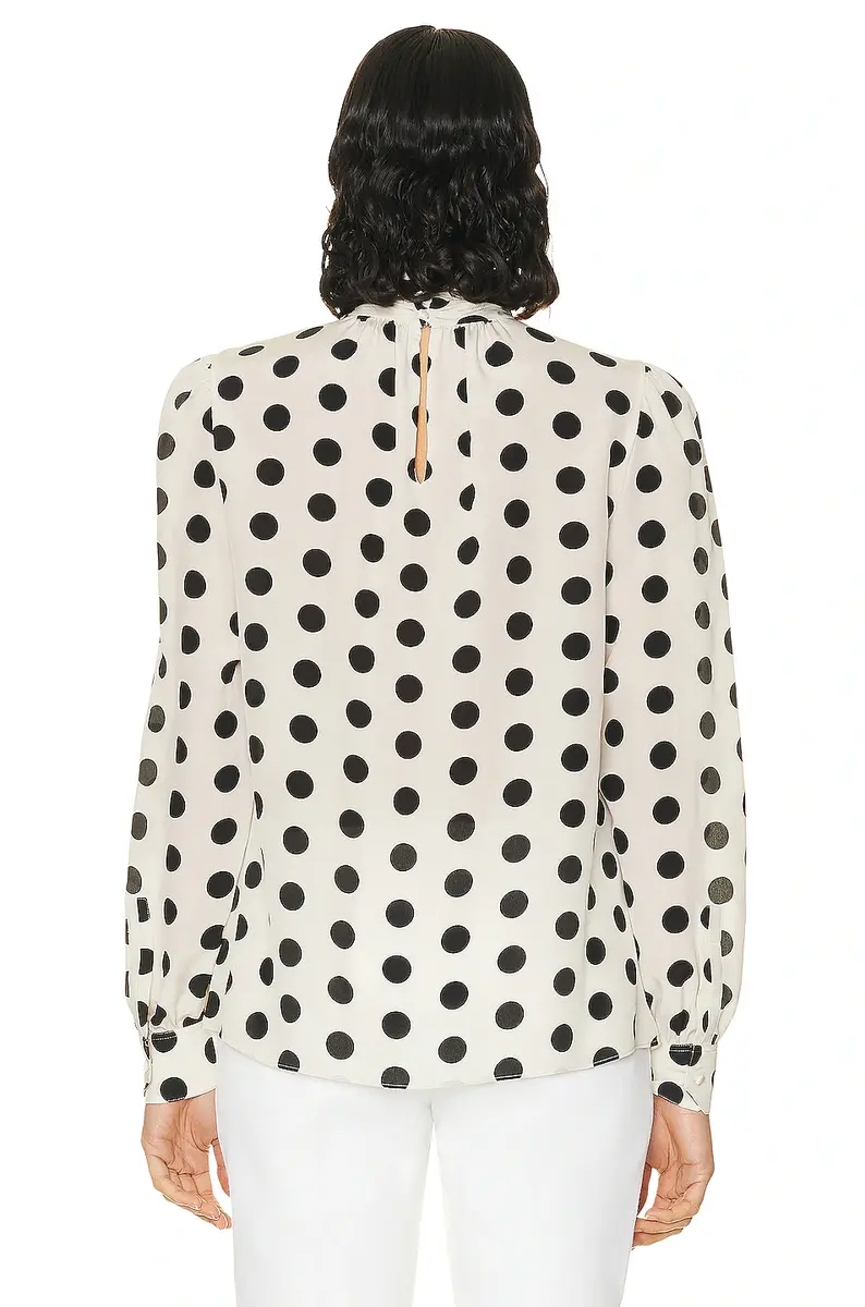 Saint Laurent Turtleneck Blouse | Thumbnail 3 Saint Laurent Turtleneck Blouse | Thumbnail 3