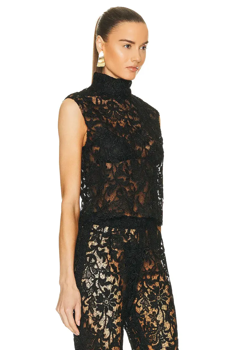 Saint Laurent Sleeveless Top | Thumbnail 2 Saint Laurent Sleeveless Top | Thumbnail 2