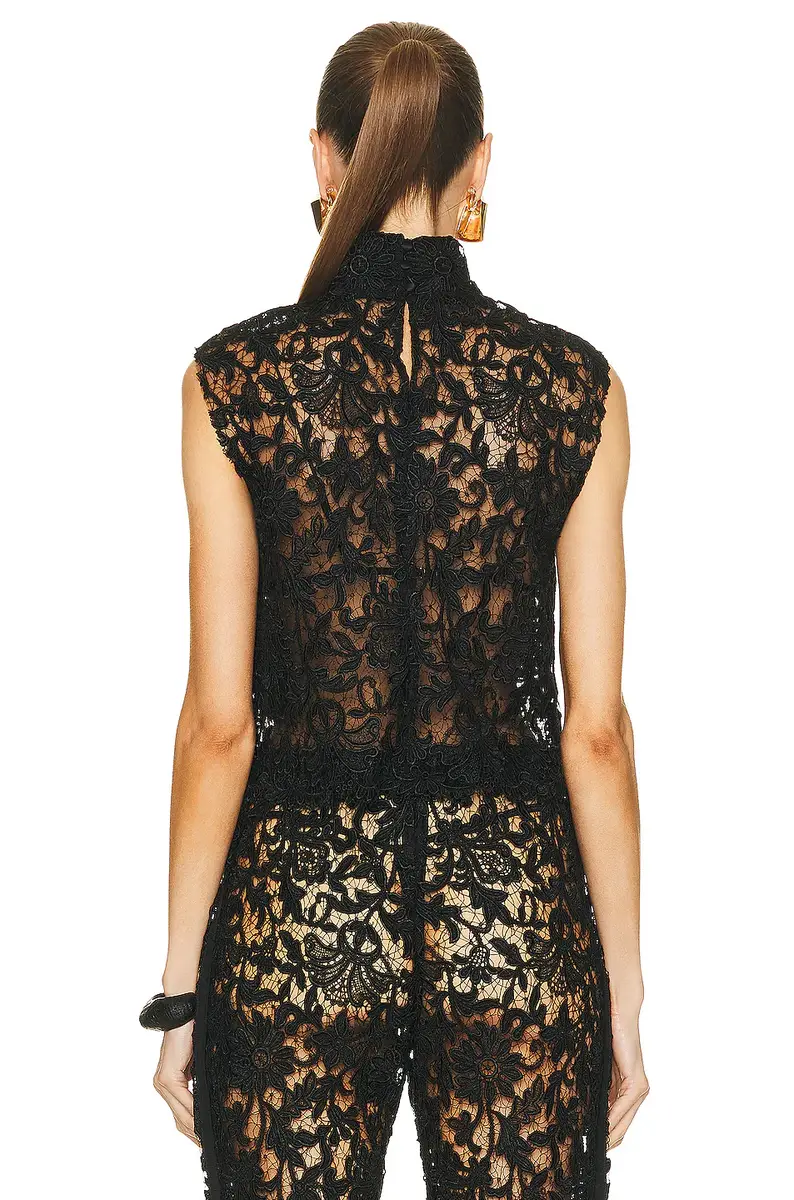 Saint Laurent Sleeveless Top | Thumbnail 3 Saint Laurent Sleeveless Top | Thumbnail 3