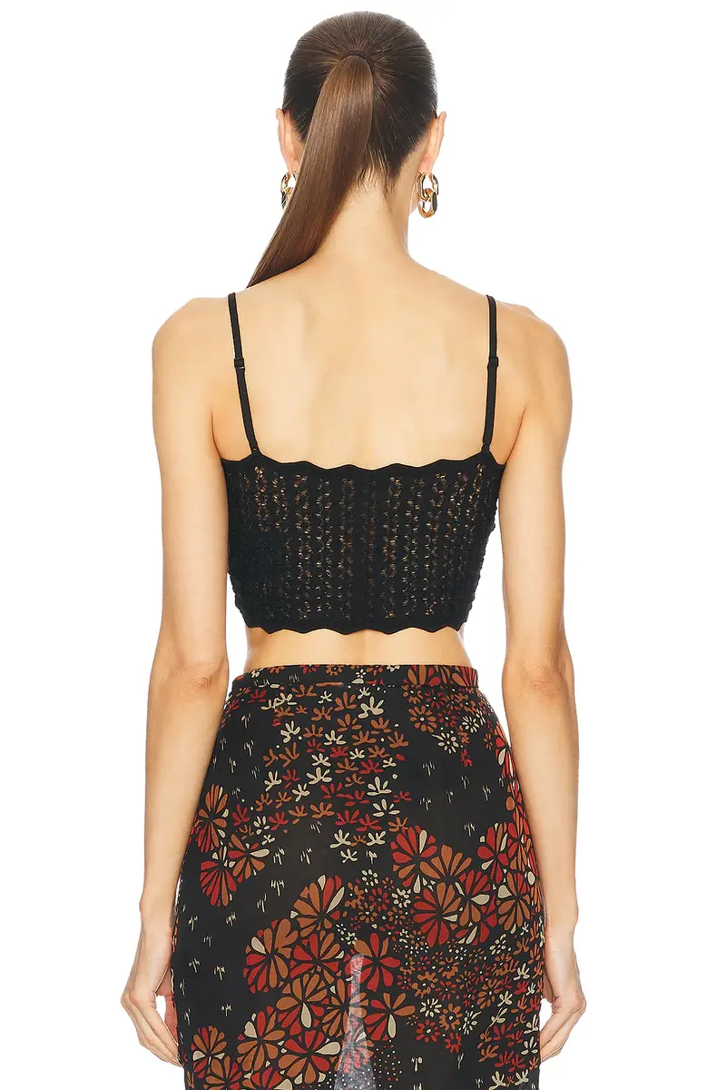 Saint Laurent Cropped Tank Top | Thumbnail 3 Saint Laurent Cropped Tank Top | Thumbnail 3