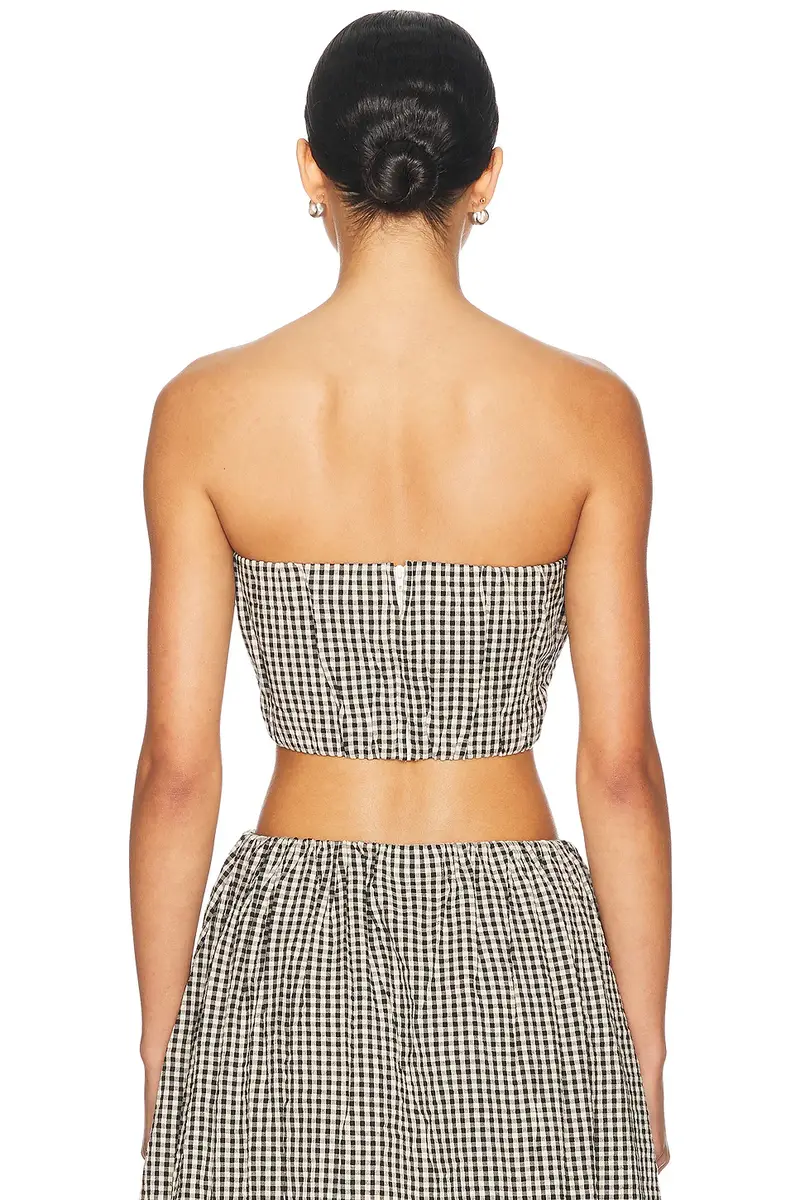 Posse Mira Strapless Crop Top | Thumbnail 3
