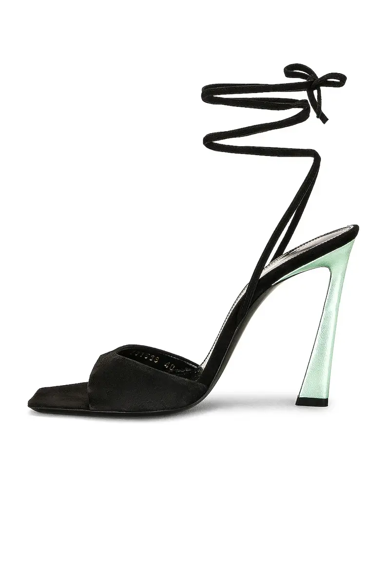 Saint Laurent Vitti Wrap Around Sandal | Thumbnail 5 Saint Laurent Vitti Wrap Around Sandal | Thumbnail 5