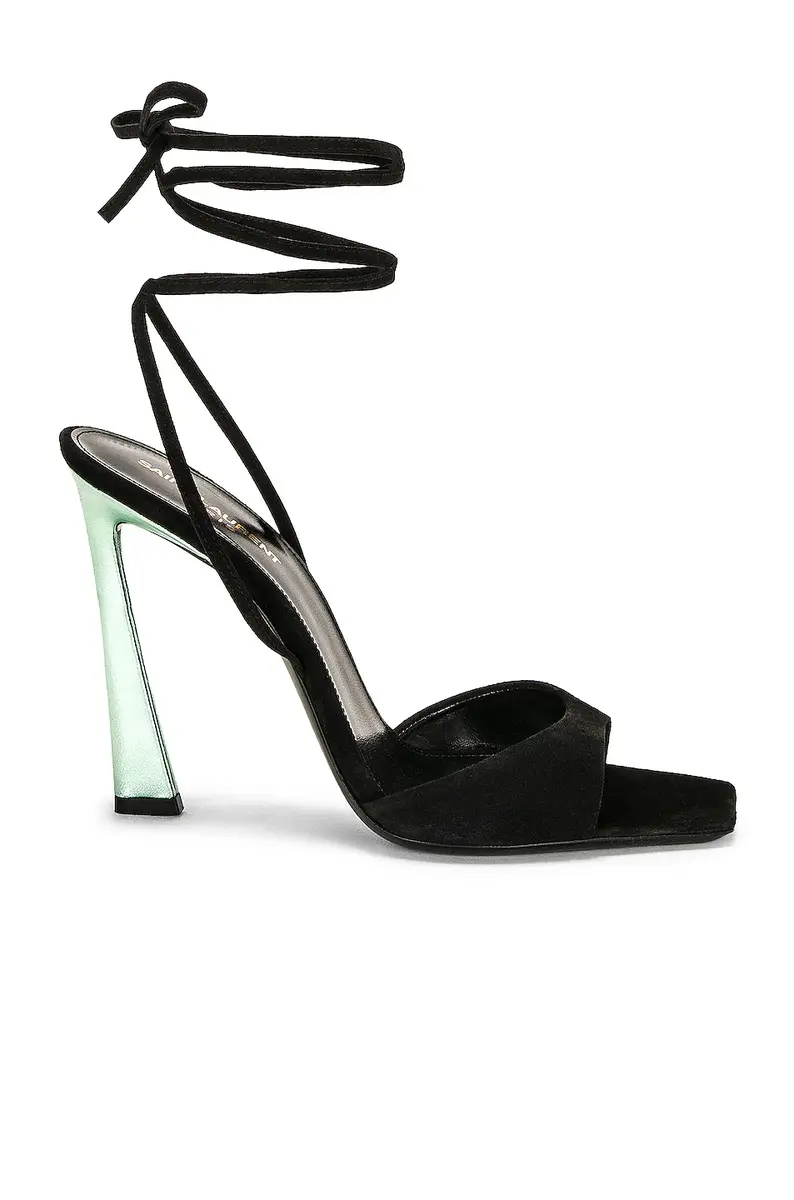 Saint Laurent Vitti Wrap Around Sandal | Image 1 Saint Laurent Vitti Wrap Around Sandal | Image 1