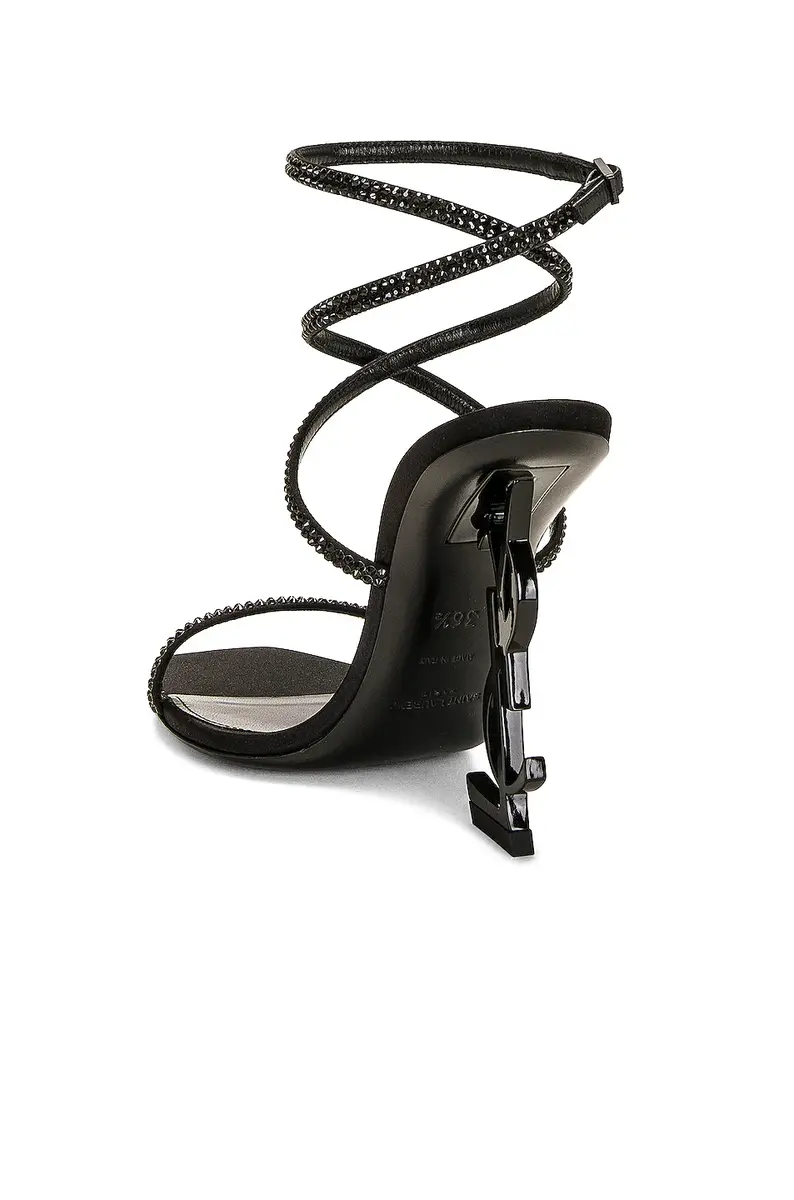Saint Laurent Opyum Crystal Sandal | Thumbnail 3 Saint Laurent Opyum Crystal Sandal | Thumbnail 3