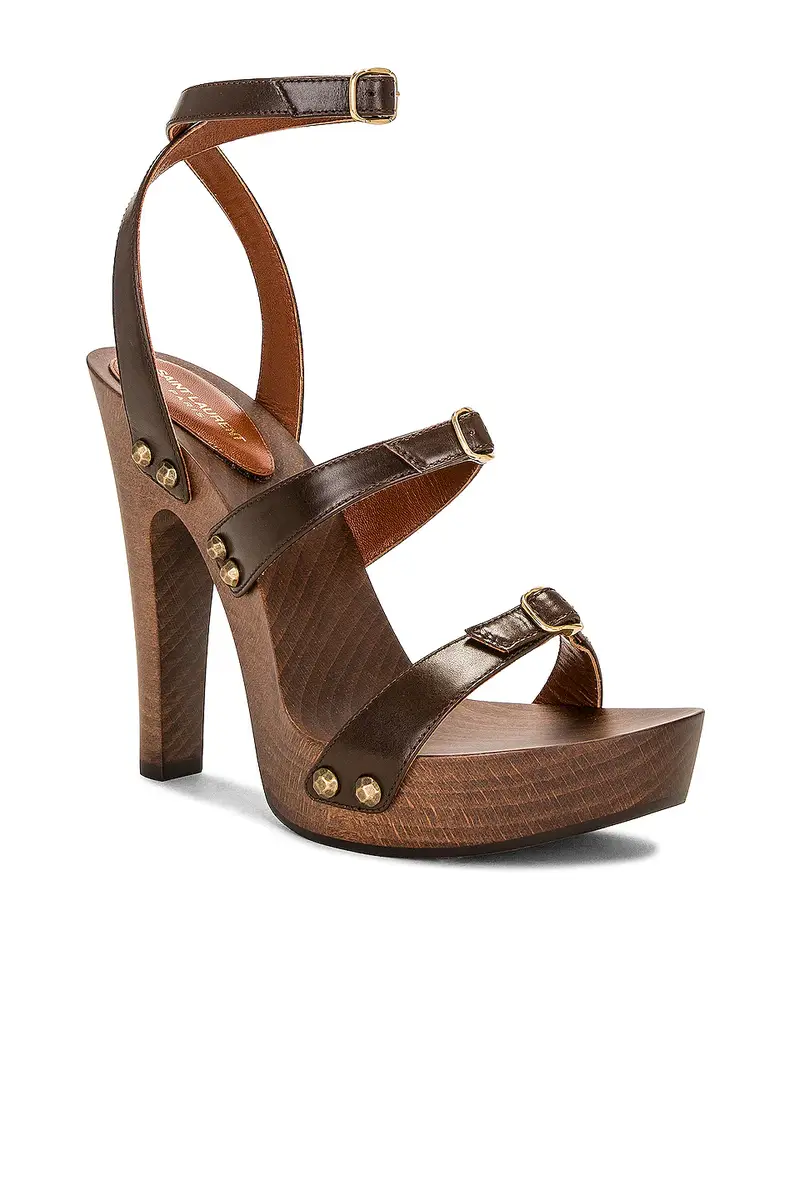 Saint Laurent Jota Clog Sandal | Thumbnail 2 Saint Laurent Jota Clog Sandal | Thumbnail 2