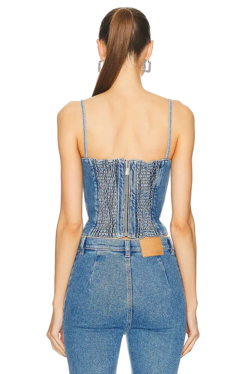 Magda Butrym Denim Tank Top | Thumbnail 3