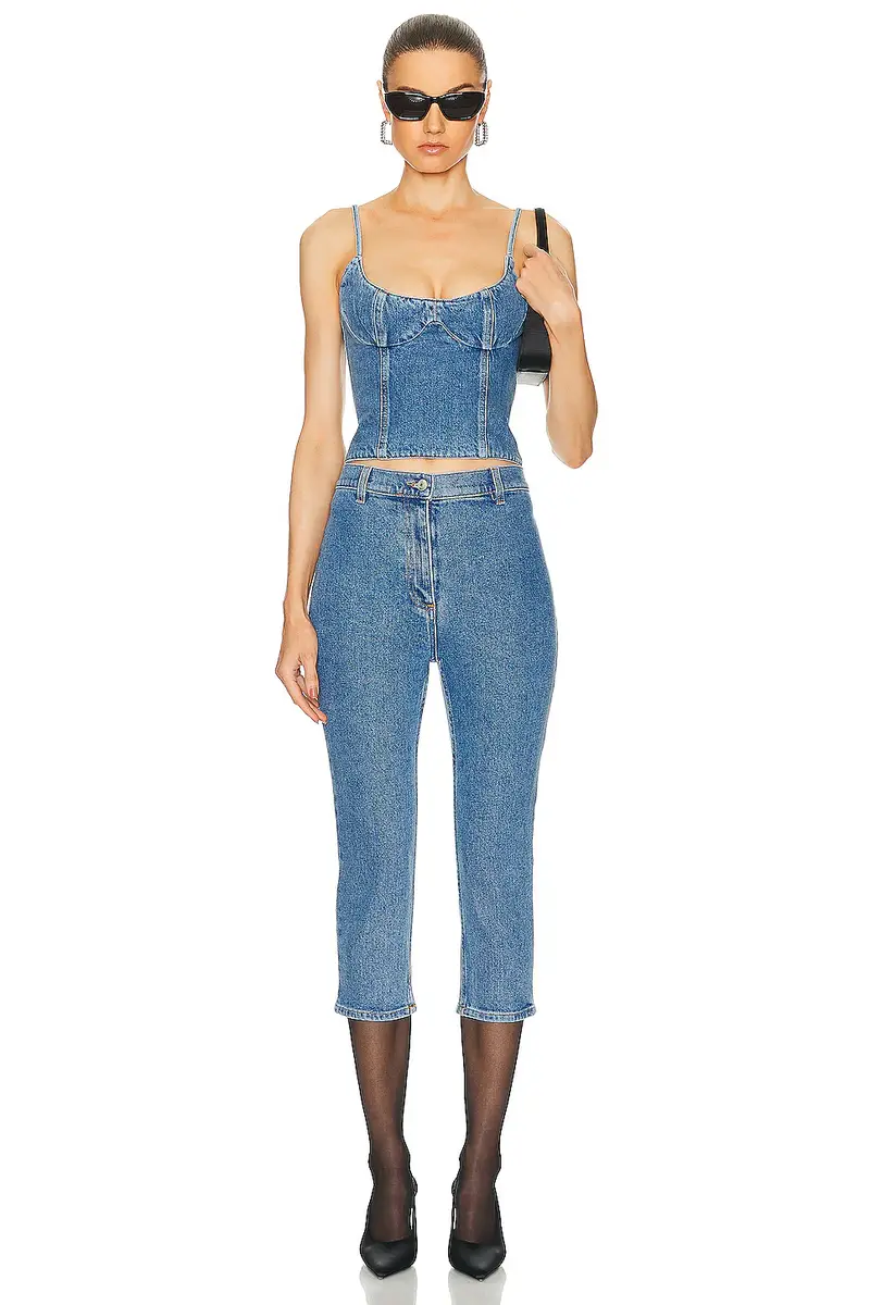 Magda Butrym Denim Tank Top | Thumbnail 4