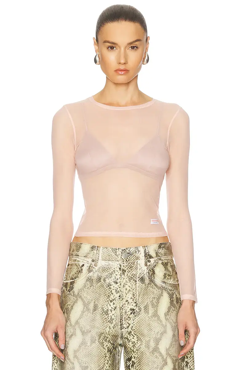 Alexander Wang Long Sleeve Tee | Image 1 Alexander Wang Long Sleeve Tee | Image 1