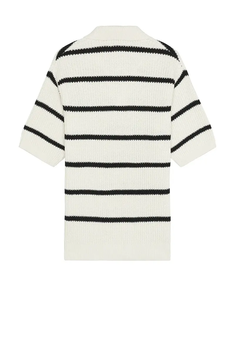 Frame Striped Polo Sweater | Thumbnail 5 Frame Striped Polo Sweater | Thumbnail 5