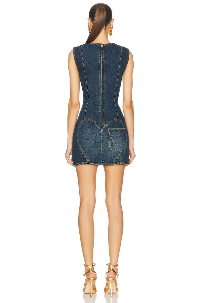 AREA Crystal Cut Out Mini Dress | Thumbnail 5 AREA Crystal Cut Out Mini Dress | Thumbnail 5
