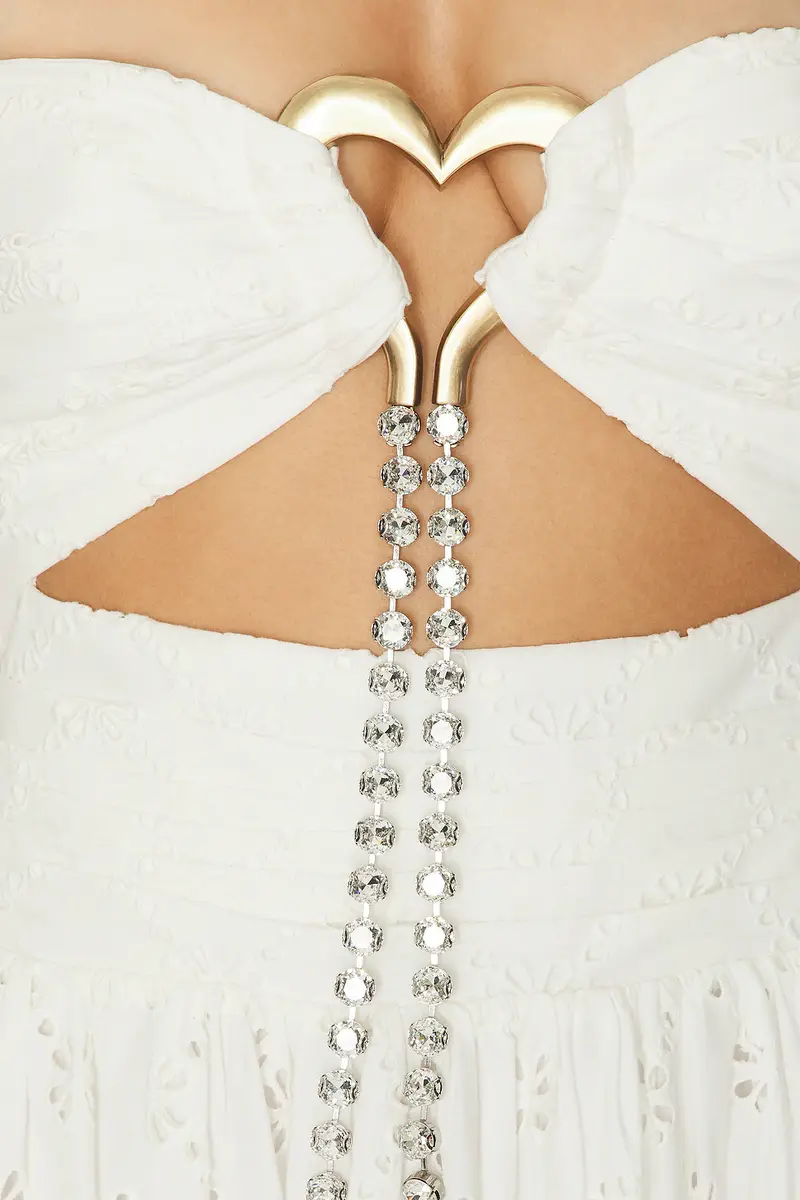 AREA Heart Mini Dress | Thumbnail 6 AREA Heart Mini Dress | Thumbnail 6
