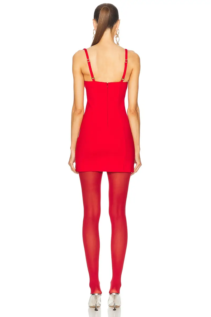 AREA Crystal Link Mini Dress | Thumbnail 5 AREA Crystal Link Mini Dress | Thumbnail 5