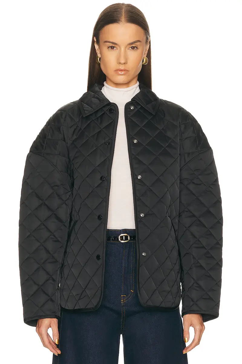 TOTEME Collared Quilted Jacket | Thumbnail 2 TOTEME Collared Quilted Jacket | Thumbnail 2