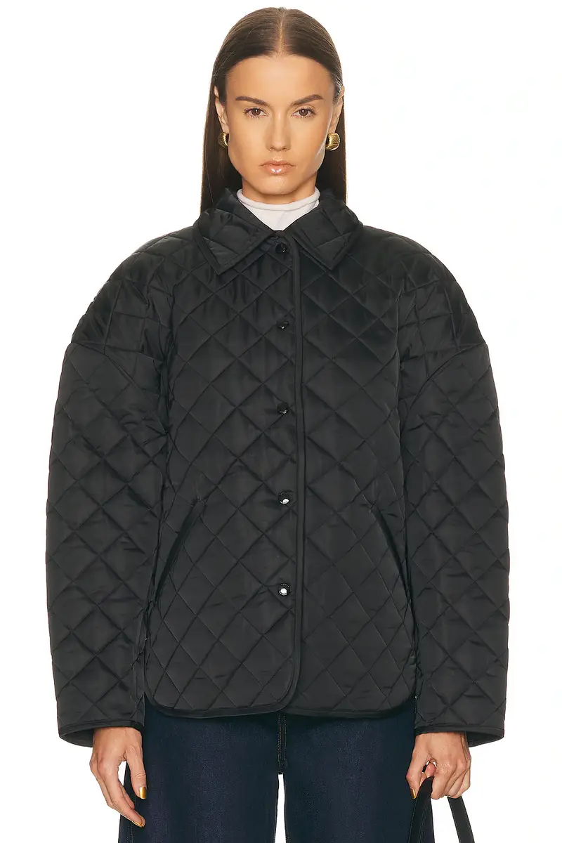 TOTEME Collared Quilted Jacket