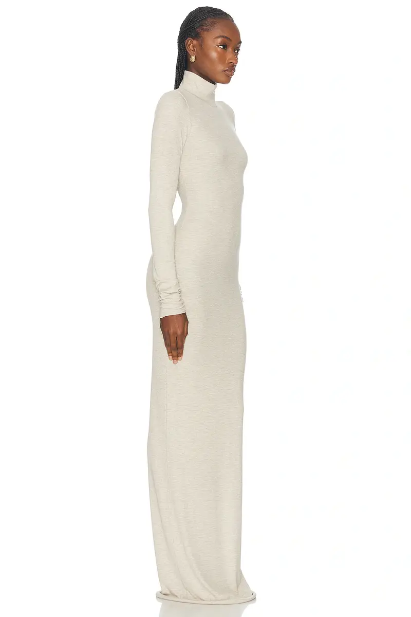 ÉTERNE Long Sleeve Turtleneck Maxi Dress | Thumbnail 2 ÉTERNE Long Sleeve Turtleneck Maxi Dress | Thumbnail 2