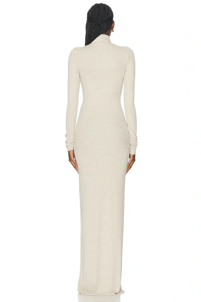 ÉTERNE Long Sleeve Turtleneck Maxi Dress | Thumbnail 3 ÉTERNE Long Sleeve Turtleneck Maxi Dress | Thumbnail 3