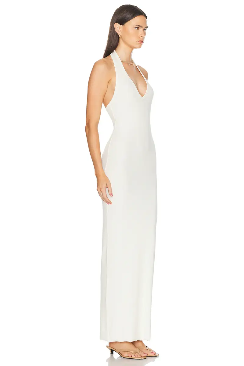 ÉTERNE Halter Maxi Dress | Thumbnail 2