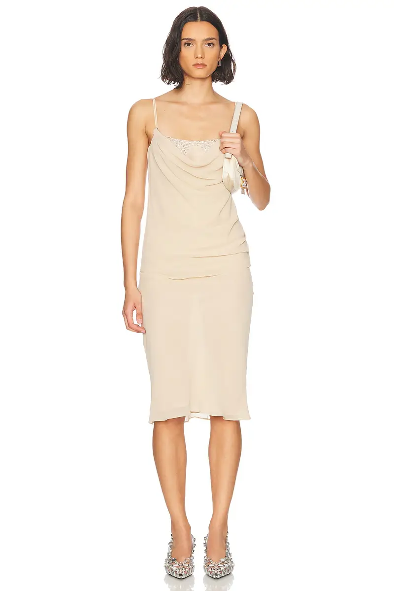 The Attico Sleeveless Midi Dress | Thumbnail 3 The Attico Sleeveless Midi Dress | Thumbnail 3