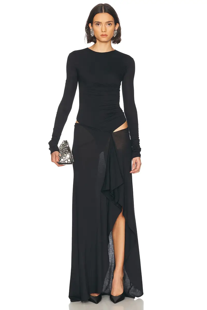 The Attico Long Sleeve Gown | Thumbnail 3
