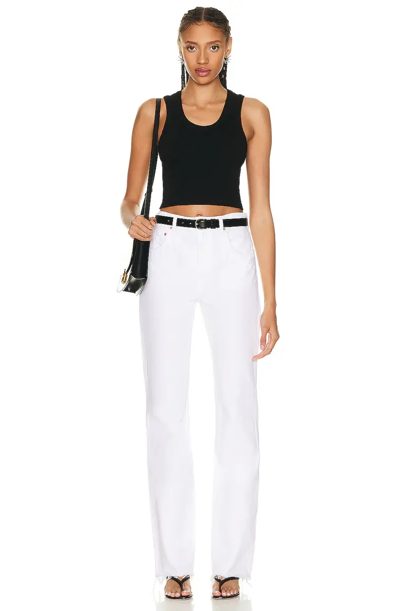 AGOLDE Cropped Poppy Tank | Thumbnail 4 AGOLDE Cropped Poppy Tank | Thumbnail 4