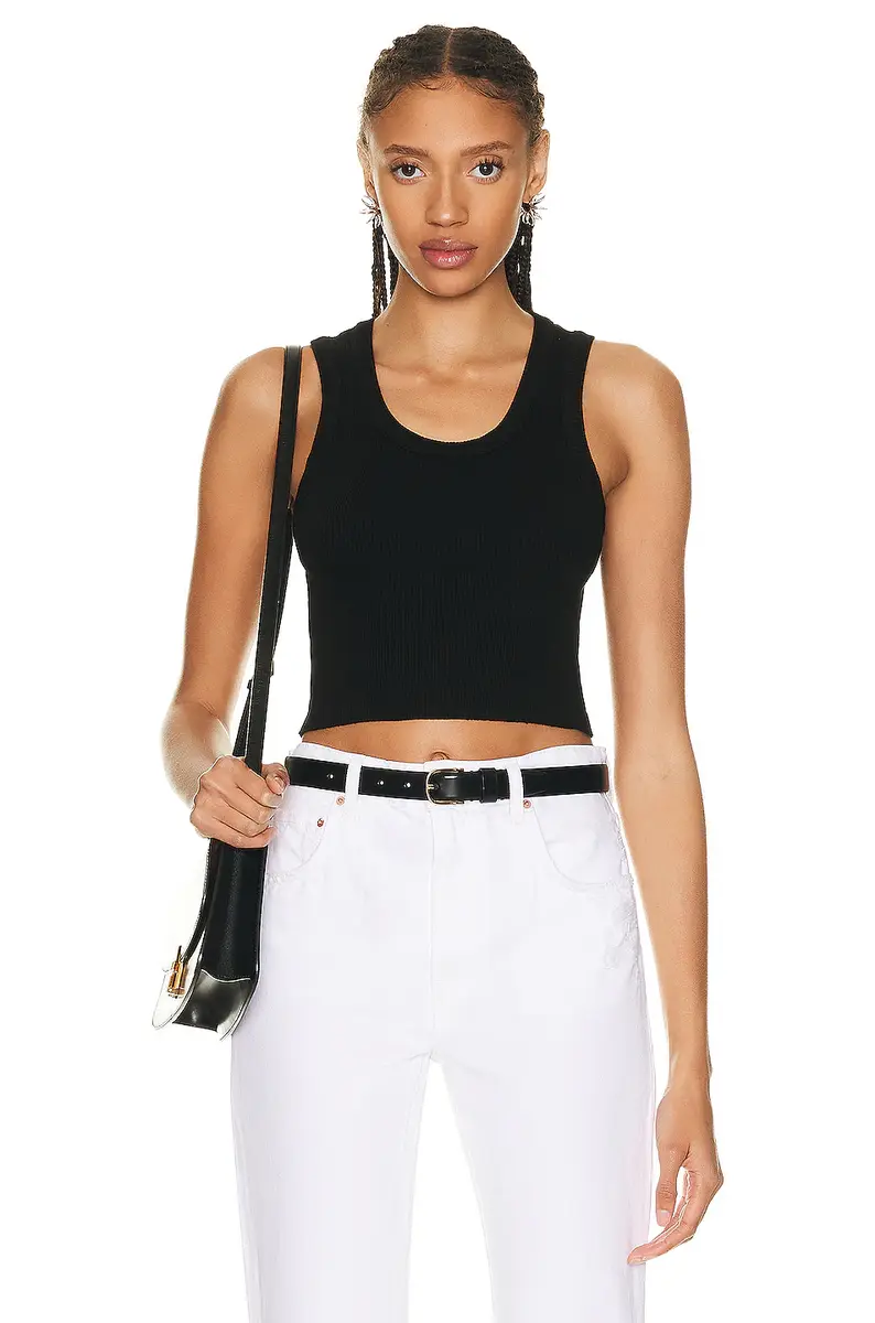 AGOLDE Cropped Poppy Tank